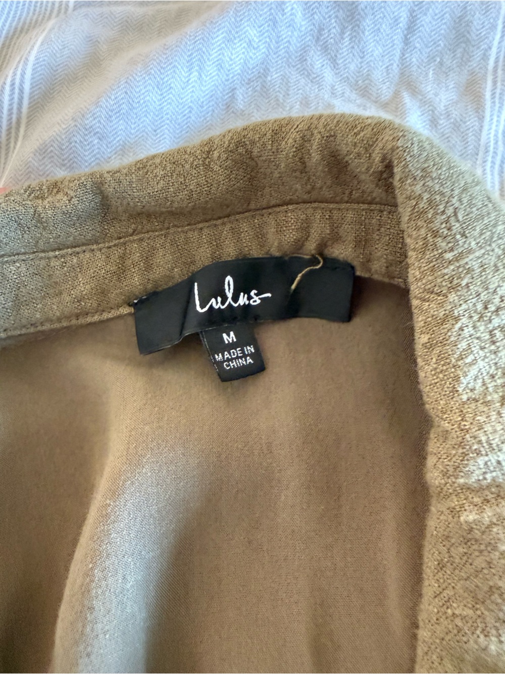 Lulu's Olive Button-Front Midi Shirt Dress with Tie Belt - Picture 3 of 5